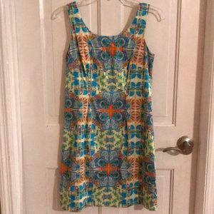 Kaeli Smith Sleeveless Preppy Shift Dress